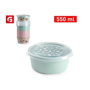 Scatola pranzo base 550ml colori assortiti-utensili da cucina