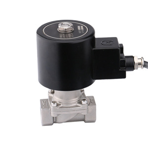 Válvula Solenoide de Acero Inoxidable 304 Normalmente Cerrada, Válvula de Control de Agua, Vapor y Aceite de Alta Temperatura para la Industria Mecánica - Product Image 3