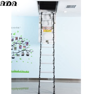 <span class=keywords><strong>Tijera</strong></span> <span class=keywords><strong>de</strong></span> extensión telescópica para techo <span class=keywords><strong>de</strong></span> interior, escalón <span class=keywords><strong>de</strong></span> <span class=keywords><strong>aluminio</strong></span>, moderno, plegable, retráctil, <span class=keywords><strong>escalera</strong></span> para Loft y ático - Product Image 3