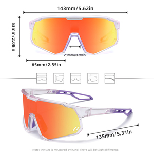 KINGSEVEN Nouvelles Lunettes Photochromiques Plein Cadre Unisexe pour Sports de Plein Air, Cyclisme et Course à Pied 9965 - Product Image 5