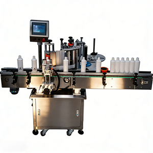 FLM200RD Automatic Self-Adhesive Sticker Labeling Machine Date Printer <b>for</b> Honey <b>Jam</b> Wine Tuna Can Glass Container Core Motor - Product Image 4