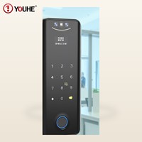 YOUHE Cerradura Inteligente de Litio Tipo C Tuya WiFi con Reconocimiento Facial para Entrada, Kit de Cerradura de Abrazadera