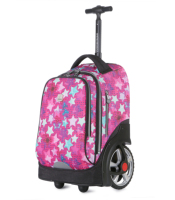 Marksman-mochila con logotipo personalizado Unisex para niños y niñas, morral de viaje con ruedas