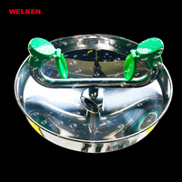 Commande au pied OEM personnalisée ss304 ss316 fabricant de haute qualité combinaison douche oculaire et douche d'urgence