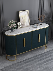 Muebles de cocina de metal de lujo, muebles modernos de foshan, aparador de comedor de buffet barato - Product Image 2