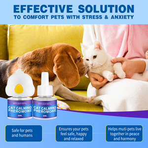 Kit diffuser feromon menenangkan hewan peliharaan kualitas tinggi untuk diffuser menenangkan feromon kucing yang tidak diinginkan anjing kucing - Product Image 2