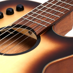 <span class=keywords><strong>40</strong></span> İnç Hollow Thinline Elektrikli Klasik Gitar, Masif Ladin Üstlü Naylon Telli İnce Gövdeli Elektrikli Klasik Gitar - Product Image 4