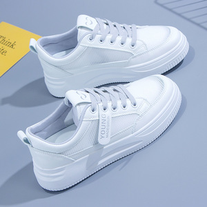 New Breathable <b>Mesh</b> Light Weight Button Closure Women's Flat Shoes for Students-Sports & Casual Use - Product Image 2