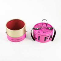 Fabricant OEM, emballage de boîtes imprimées personnalisées, emballage en tube de papier personnalisé de luxe, emballage de cadeau, boîte cadeau ronde avec couvercle
