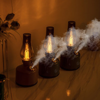 Lampe à kérosène rétro avec fonction de charge USB pour une utilisation dans le salon sur le bureau Humidificateur d'aromathérapie portable