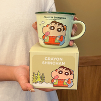 Bouteille d'eau de tasse en céramique de dessin animé mignon pour le café pour des cadeaux d'affaires