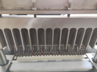 Automatische voedselverwerkingsmachine voor het snijden van bevroren vleesblokjes & groente-/fruitblokjes met motor
