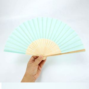 Customizable White Hand Fan for Business Gifts & Home Decoration Sport Style Model <b>Pattern</b> - Product Image 4