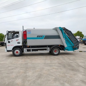 Camion compacteur à ordures Dongfeng, diesel Euro 2, entièrement hermétique, camion collecteur de déchets - Product Image 4