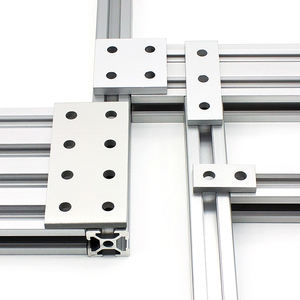 <span class=keywords><strong>Prix</strong></span> de gros alliage d'aluminium industriel profilé d'extrusion à fente en T 50100 Cnc équipement traité Structure cadre armoire ligne - Product Image 4