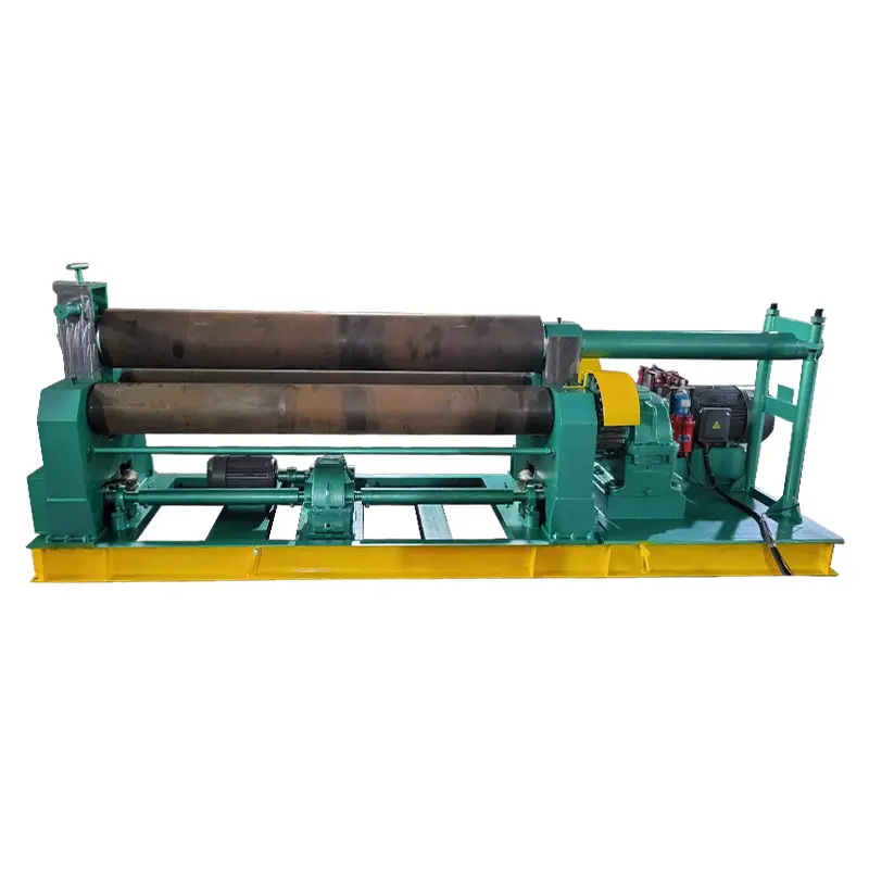 Nieuwe Promotie Cnc Iron Sheet Bender Roller Metalen Plaat Rolling Machine Voor Aluminium Plaat 3 Roller Plaat Walsen Buigmachine