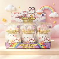 Lot de 6 jouets Squishy Géants Lapin Mignon 2027 – Jouet Anti-Stress Squishy Lapin Fromage Géant – Cadeau de Fête de Pâques
