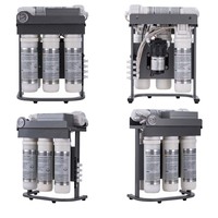 Système de filtre à eau à osmose inverse sous évier compact 100GPD connexion rapide purificateur domestique à contre-lavage automatique