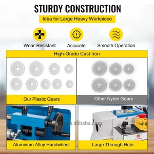 550瓦精密迷你车床7 "x14" 金属加工迷你金属车床 - Product Image 4