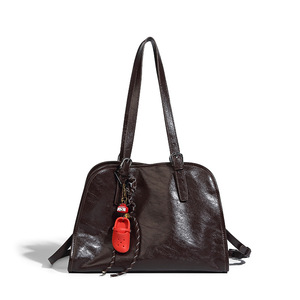 Sac à bandoulière pour femme, mode rétro haut de gamme, automne-hiver, grande capacité, sac fourre-tout en PU, fermeture à glissière, Tanjing - Product Image 5