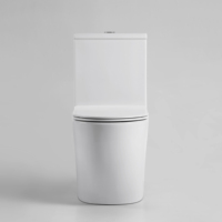Nuevo Modelo de Inodoro de Piso con Ahorro de Agua de 4.5 L, Descarga Silenciosa, Tornado y Vórtice Invisibles, Inodoro de Una Pieza