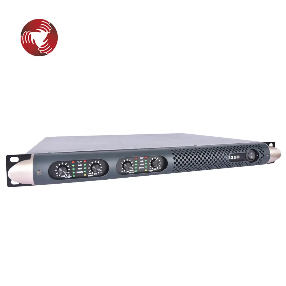 4-canal 1U tamanho classe d amplificador de potência de áudio profissional de som M350