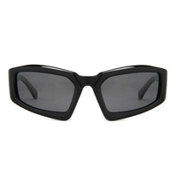 Lunettes de soleil futuristes Y2K en acétate 22SA130, lunettes de soleil polarisées TAC enveloppantes et tendance 2026