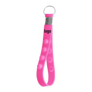 พวงกุญแจซิลิโคนยางแบบกำหนดเองได้ พร้อมโลโก้ตามสั่ง - Product Image 1
