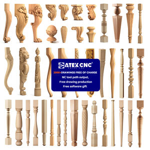 Machine de tour à bois CNC à configurations élevées 1530-7T tour à bois CNC avec <span class=keywords><strong>logiciel</strong></span> de conception CAD/CAM - Product Image 6