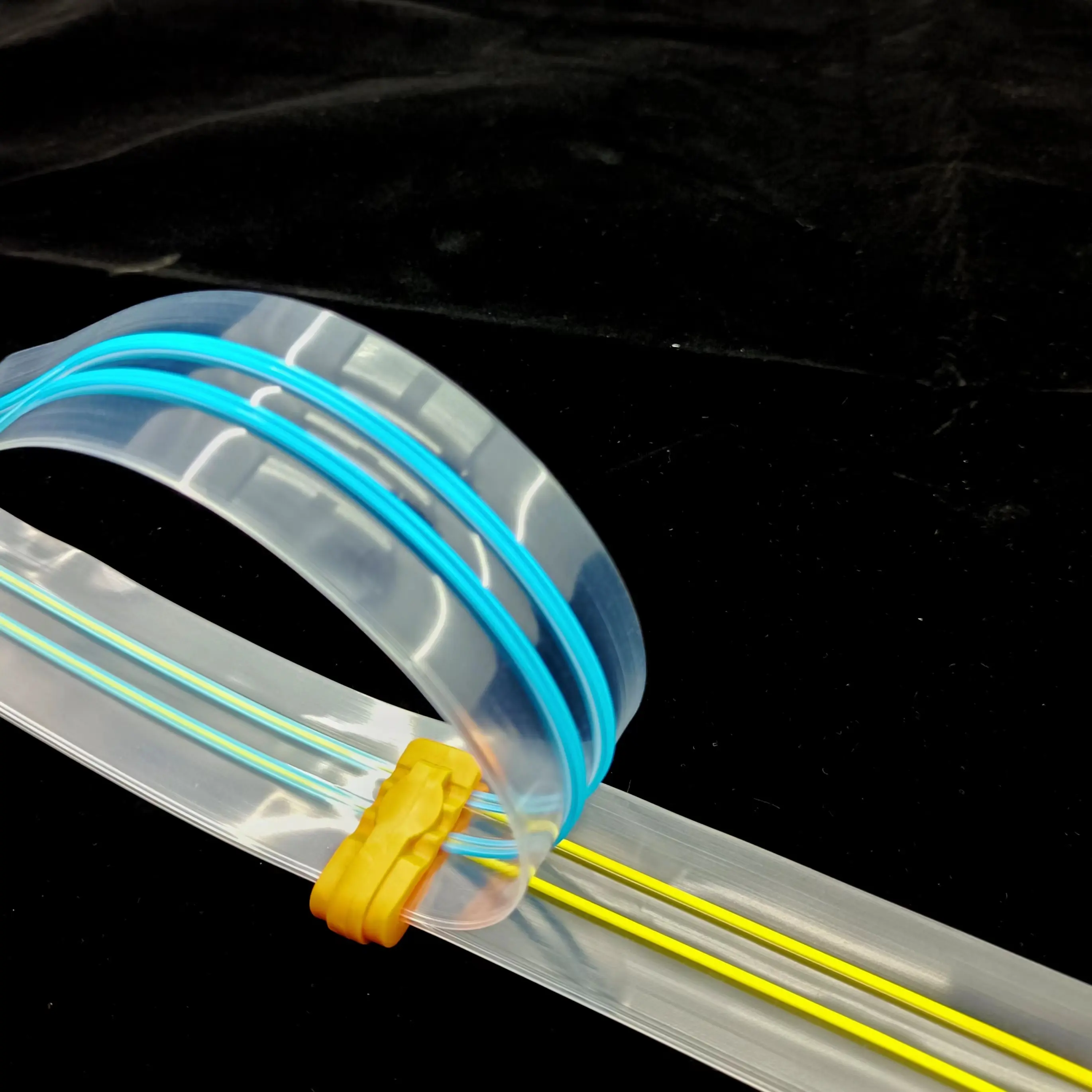 Trong suốt PE nhựa dây kéo chung tùy chỉnh dây kéo kéo dây kéo may phụ kiện