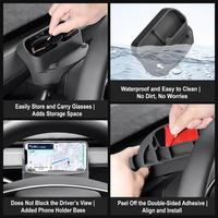 Support de lunettes pour volant Tesla Model Y en gel de silicone, boîte de rangement pour voiture, édition rafraîchie, accessoire intérieur
