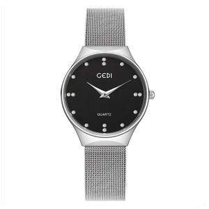 Nouvelle montre pour femme simple et unique avec bracelet en maille, montre à quartz de haute valeur pour femme - Product Image 6