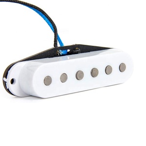 Nhà Máy Giá Alnico 5 Pickup So Le Hmh SSS ST Pick Up Đơn Cuộn Dây Guitar Pickup Để Bán Trắng - Product Image 3