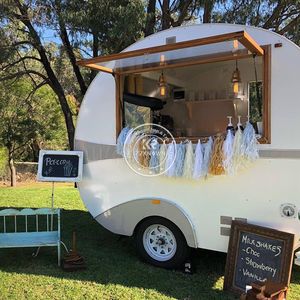 Remolques de Comida Pequeños de 4m y 5m para 2025, Cumplen con las Normas Estadounidenses, Cocina Móvil al Aire Libre, Camión de Café - Product Image 2