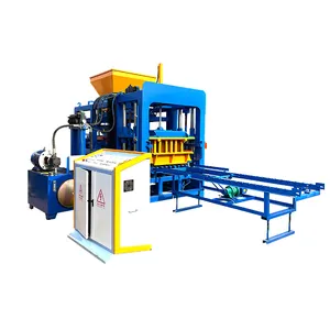 Convenient Construction Qt6-15 Automatic Concrete Block Manufacturing Equipment