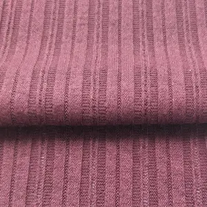 畅销混绒针织尼龙人造丝涤纶弹性纤维纬编针织罗纹面料