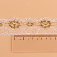 10 mètres/lot largeur 4 cm fil d'or doux garniture en dentelle pour vêtements sous-vêtements parapluie soutien-gorge accessoires décoration de la maison