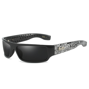 <span class=keywords><strong>Gafas</strong></span> de Sol Estilo Chicano Locomotive Gangster, Moda Hip Hop de la <span class=keywords><strong>Costa</strong></span> Oeste, Montura Rectangular, Lentes Polarizadas Tac - Product Image 2