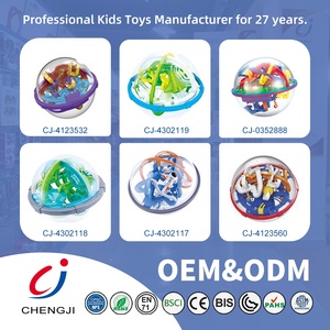 Chengji Magical Intellect <strong>Ball</strong> Children Early Educational 138 Steps Labyrinth Rolling Game 3d Magic <strong>Maze</strong> <strong>Ball</strong> - Product Image 6
