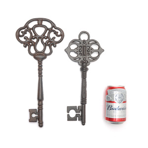 LEVERT marca Vintage hierro fundido grande pesado esqueleto llave decorativa rústica llave para decoración de pared ornamento - Product Image 3