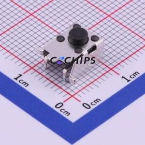 TS-1034-A3B3-D2 Tactile Switch SMD Switch Single Pole Single Throw Round Button 2.5N Horizontal Mount - Product Image 1