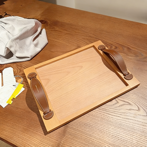 Plateau de rangement créatif en bois pour la maison, style américain, jetable, compatible lave-vaisselle, pour la rentrée scolaire, bureau et salon - Product Image 5