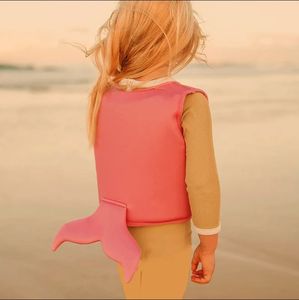 Chaleco de natación rosa para niños al por mayor, chaleco de entrenamiento de natación para niños, chaleco salvavidas, chaleco flotante para niños de 3 a 6 años - Product Image 4