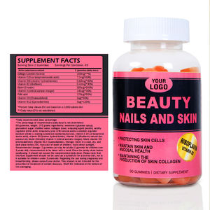 Marque privée Blanchiment de la peau Gommes anti-âge Plus de beauté <span class=keywords><strong>et</strong></span> jeunes Marque personnalisée Fabricant de bonbons mous Ongles <span class=keywords><strong>Cheveux</strong></span> <span class=keywords><strong>Gomme</strong></span> lisse - Product Image 5