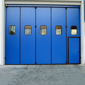 Porte pliante extérieure à rupture <span class=keywords><strong>de</strong></span> pont thermique en aluminium, porte patio pliante, porte accordéon en <span class=keywords><strong>verre</strong></span> à cadre noir pour <span class=keywords><strong>jardin</strong></span> extérieur - Product Image 6