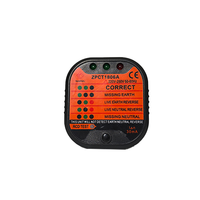 BS Filled Polyester EU UK US AU Grounding Testers 30mA Socket Check Safety Instrument for Home Use 1 Year Warranty