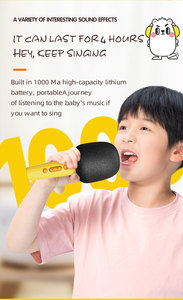 <span class=keywords><strong>Jouet</strong></span> de karaoké pour enfants, cadeau de fête pour enfants, instruments de musique pour filles, microphone chantant, jouets musicaux - Product Image 3
