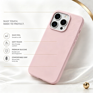 Custodia di Lusso in Silicone Liquido per <span class=keywords><strong>iPhone</strong></span> 17 Pro Max, Cover Protettiva Magnetica Soft Touch con Magnete, Ultra Sottile - Product Image 3