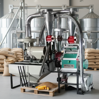 Moulin à farine de maïs et de blé entièrement automatique en acier inoxydable, nouveau moulin à farine de blé pour les entreprises