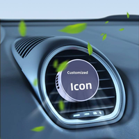 Diffuseur de parfum solide pour voiture, clip rond en métal pour grille d'aération, diffusion rapide et uniforme, parfum longue durée pour voiture